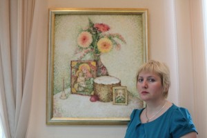 Персональная выставка Елены Краснощёковой 'Радость жизни' продлена до июля!